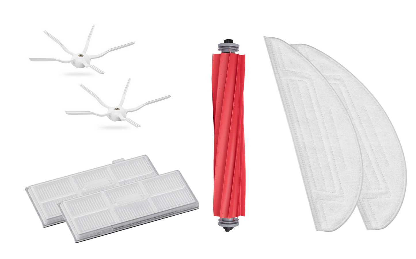 Onderhoudspakket (Zwart / Wit) incl. dweil - Xiaomi Roborock S7 Series