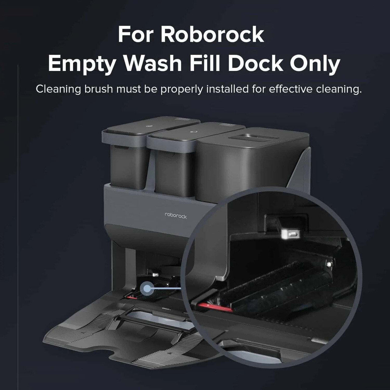 Borstel / Brush Docking station - Roborock S8 Max(V) Ultra, S8 Pro Ultra, S7 Max(V) Ultra