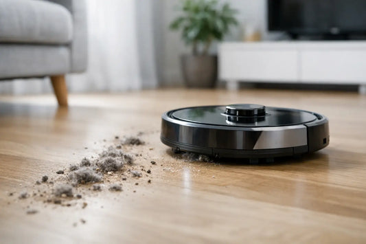 Waarom laat robotstofzuiger stof achter?