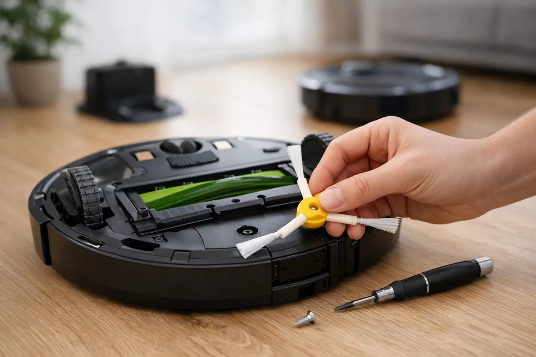 iRobot zijborstel monteren uitgelegd in 4 stappen