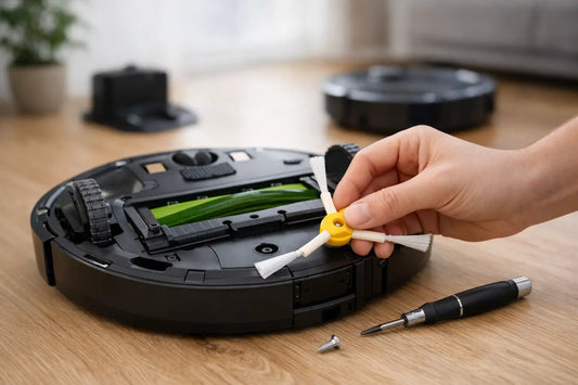 iRobot zijborstel monteren uitgelegd in 4 stappen