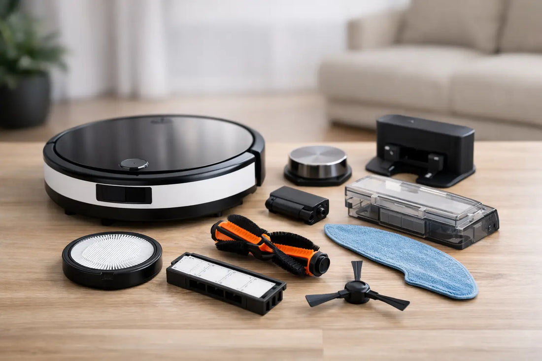 Gids robotstofzuiger onderdelen herkennen