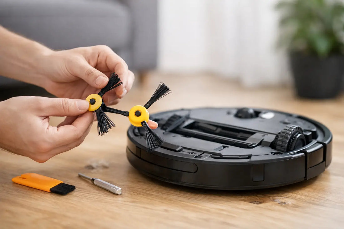 Zijborstel robotstofzuiger vervangen? Zo doe je dat