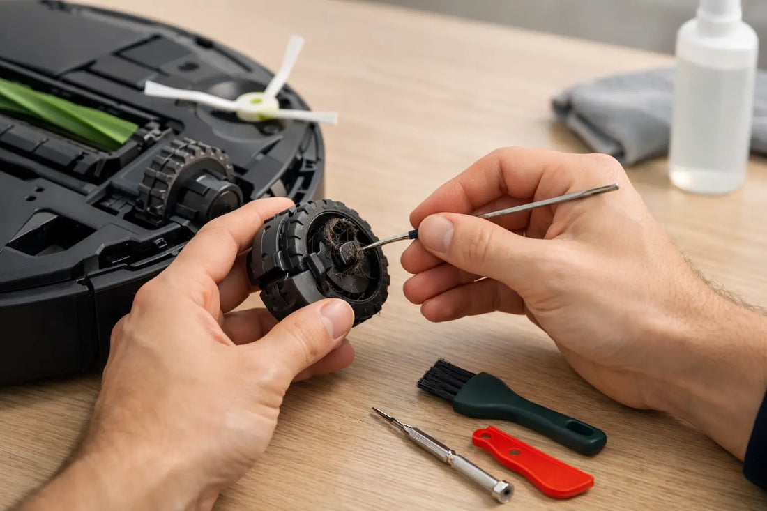 iRobot-wielen reinigen bij vastlopen: zo werkt het