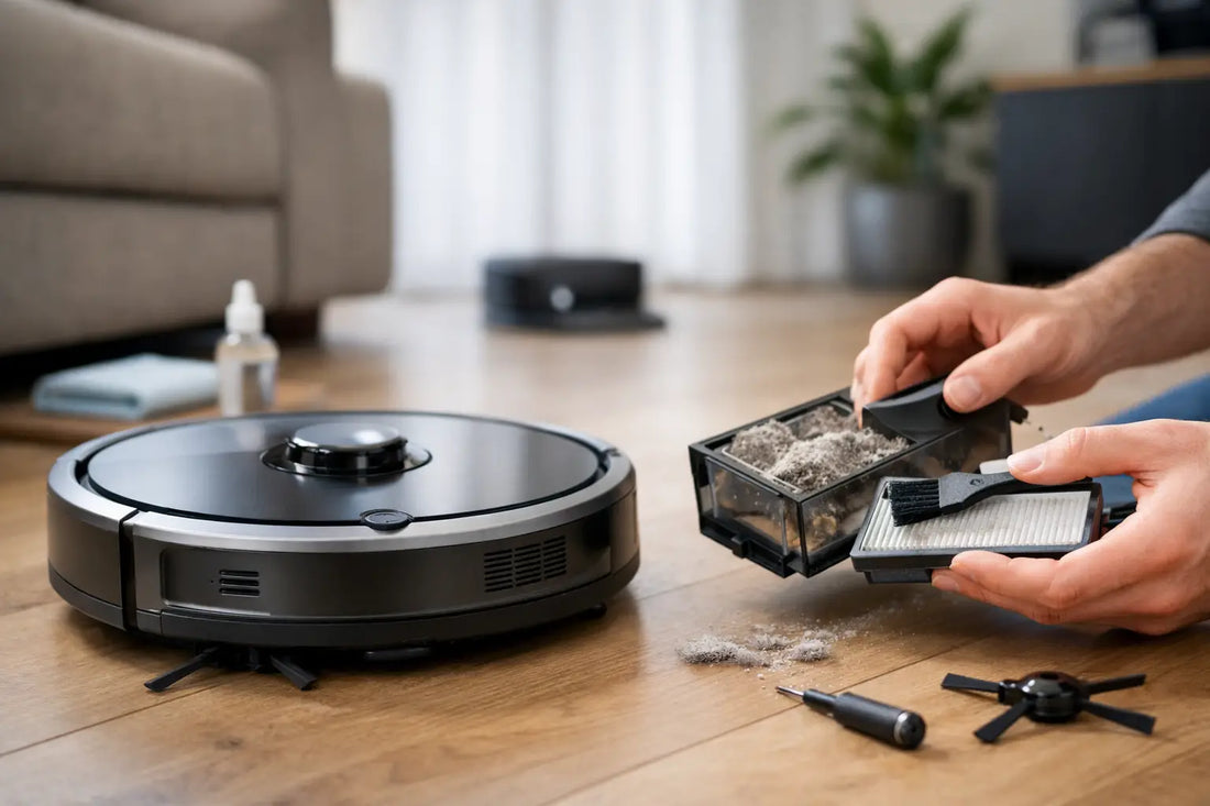 Gids levensduur robotstofzuiger verlengen