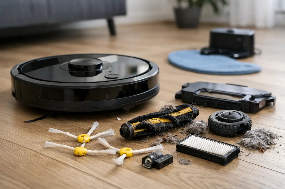 Welke robotstofzuiger onderdelen slijten eerst?