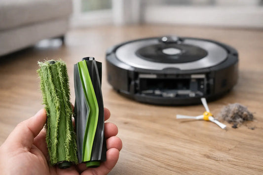 Voorbeeld iRobot borstel slijtage herkennen