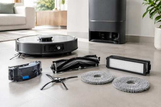 Dreame onderdelen voor een robot die schoon blijft